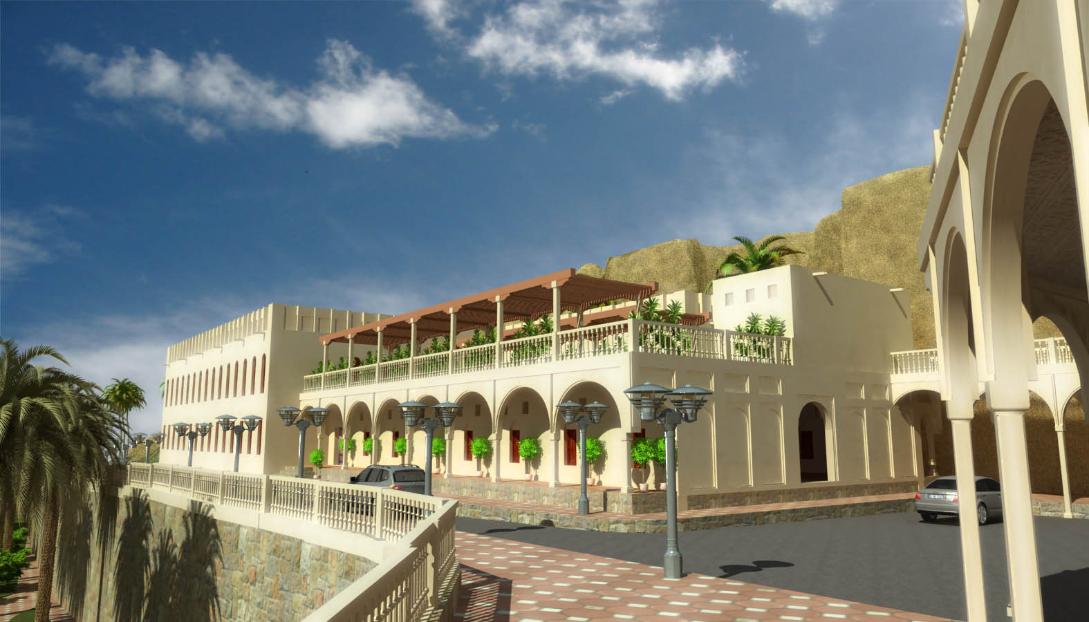 مرافق سياحية بمغارة جبل القارة — صورة 2