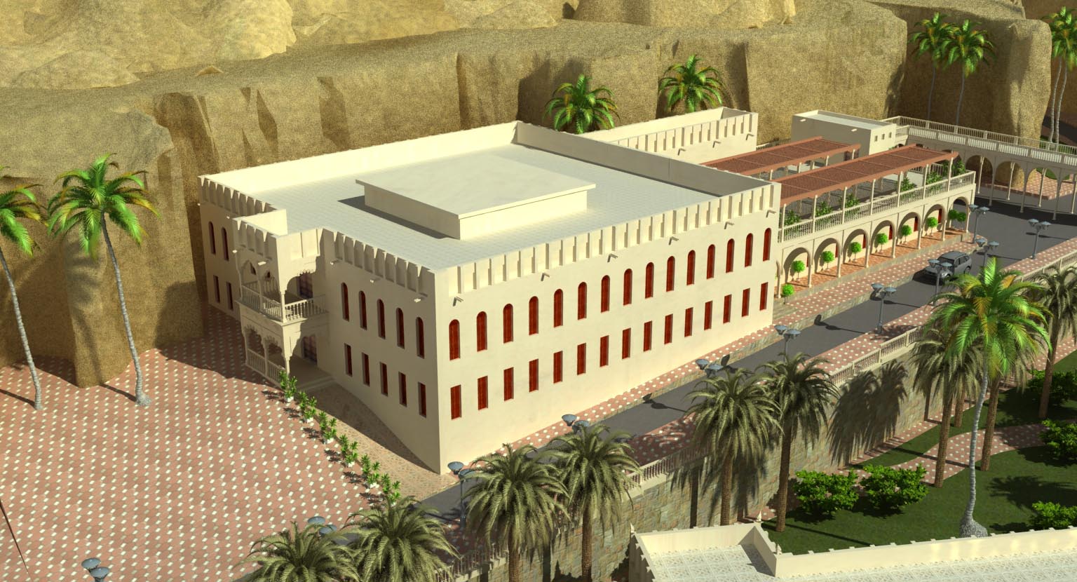 مرافق سياحية بمغارة جبل القارة — صورة 3