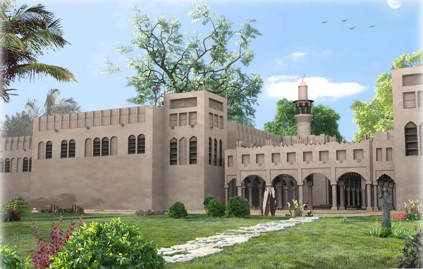 حي الديرة بمنتزه الملك عبدالله البيئي